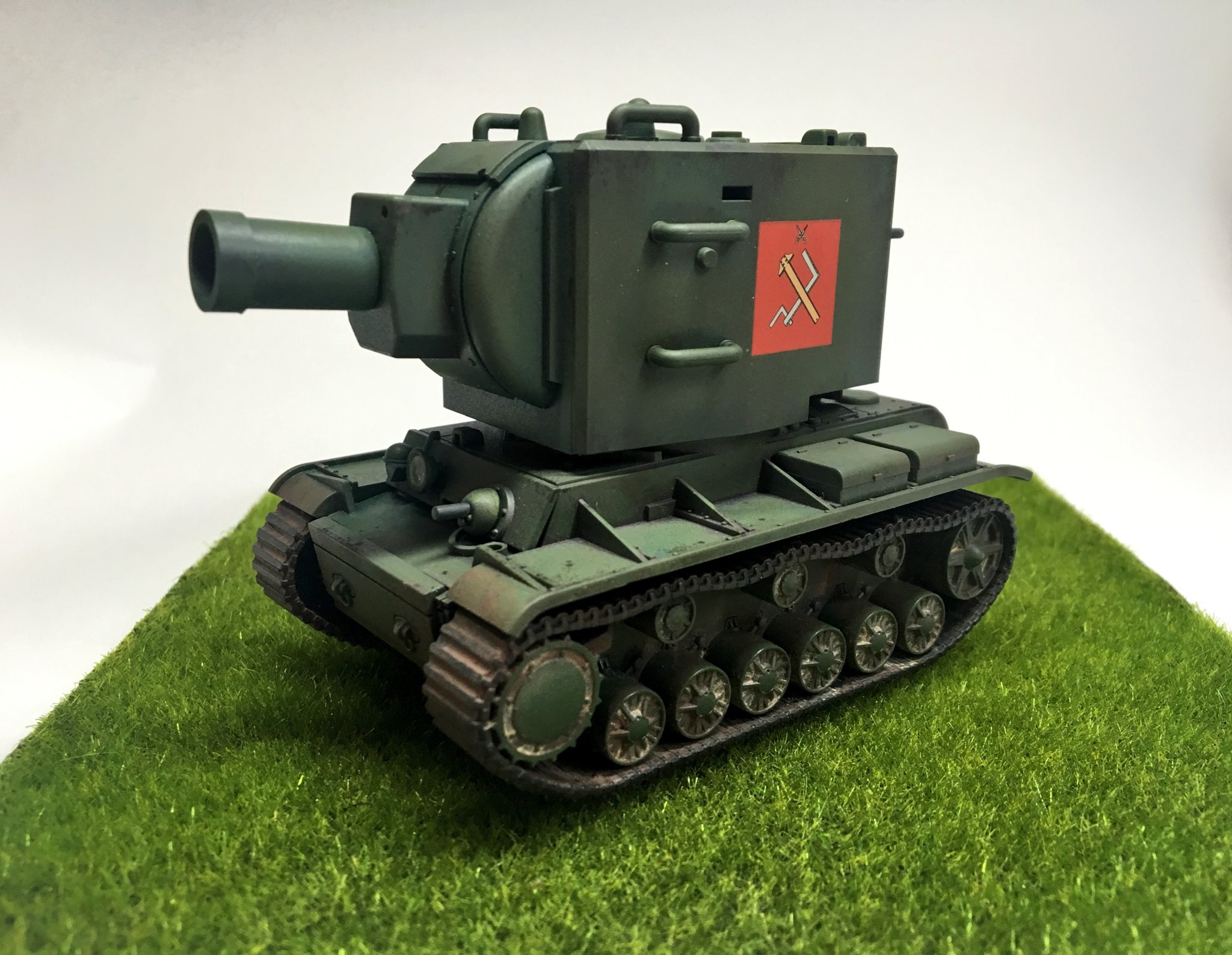サワダ Ebbroのデフォルメ Kv 2 ガルパンモデル 完成ー 模型戦車道 Garupan ガルパン T Co Rkgualyrjp Twitter