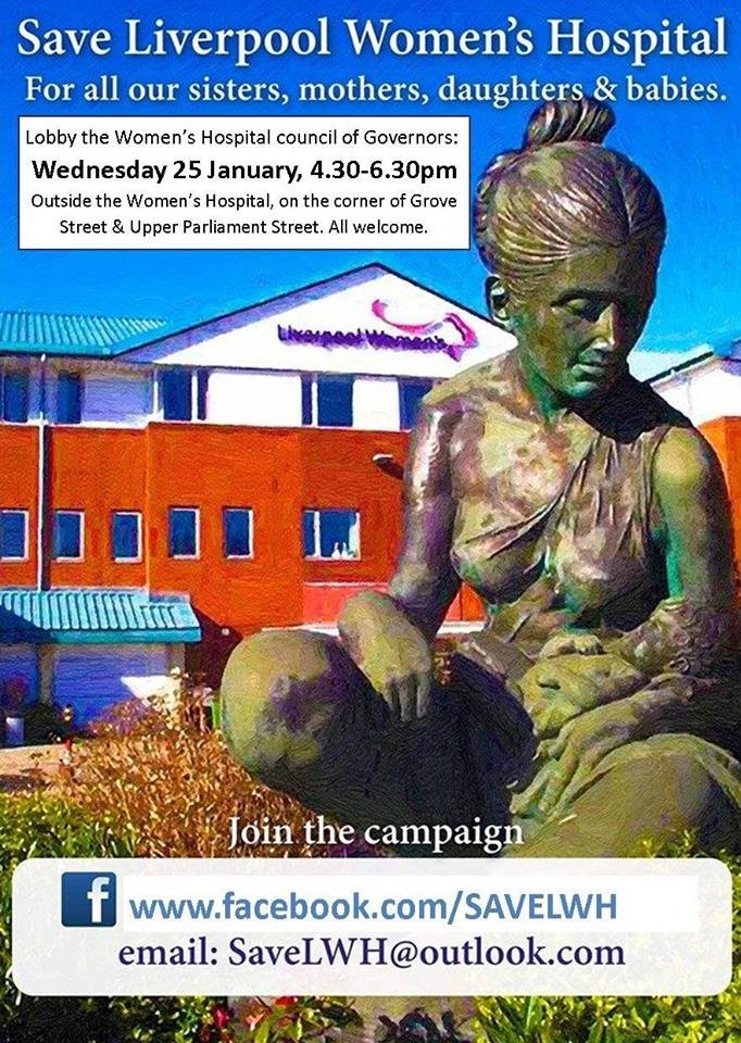 mygibbo's tweet photo. Please support this lobby to save Liverpool Women's Hospital. https://t.co/4ApfptccDn