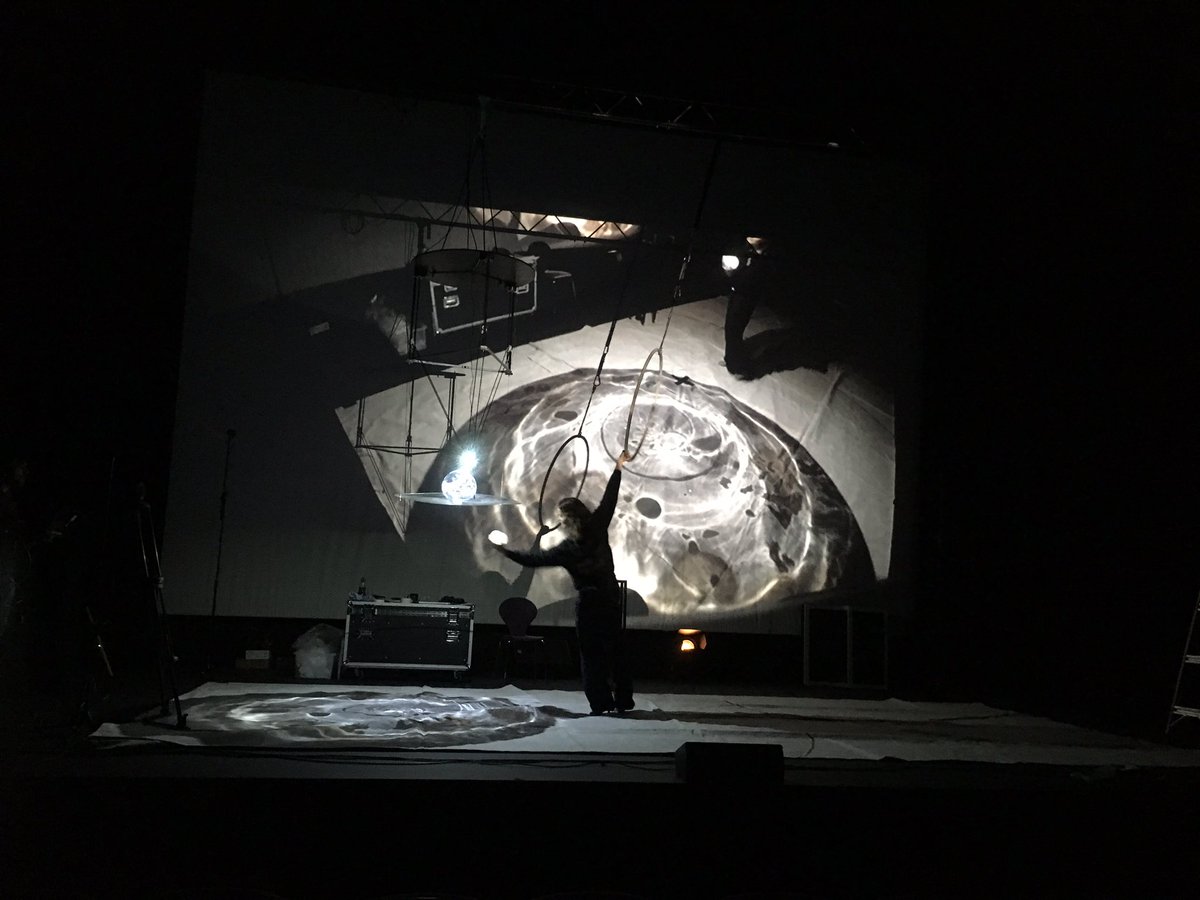 angeladaviesart's tweet photo. Thank you to all who experienced #lightchoreographies #performance @TheatrMwldan here's a snippet from rehearsal featuring @AislinnMulligan https://t.co/vmYYfodhSb