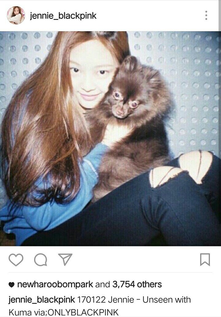 WeLoveBom's tweet photo. [INSTAGRAM] 17.01.22 #BOM's @haroobomkum Instagram like #JENNIEKIM https://t.co/p7eoSoBwd3