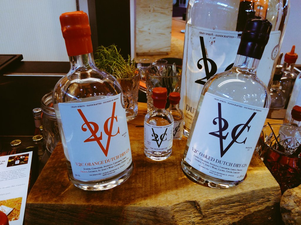 AgriParijs's tweet photo. @Sirha_Lyon come &amp; discover V2C Dutch Dry Gin blended in Amsterdam. The classical gin ingredients subtly spiced #gin #HollandCulinaryHouse https://t.co/45GloWFP2w