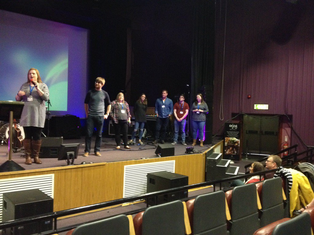 Hearing some stories from across Scotland about the fruit of being united for All! #DI2017