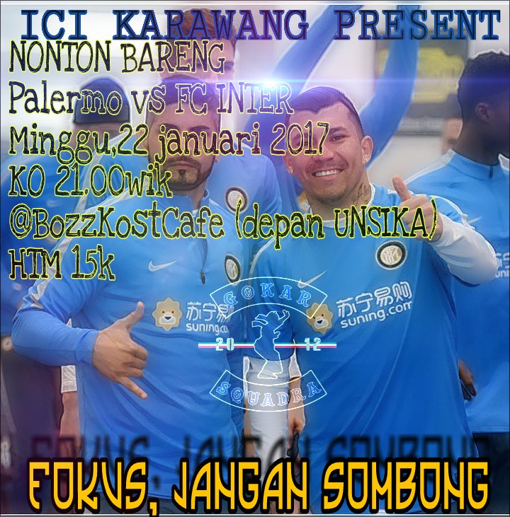 Jangan lupa gaes, nobar malam ini
Skaligus pendaftaran terakhir buat nobar akbar minggu depan ke bogor..!!!