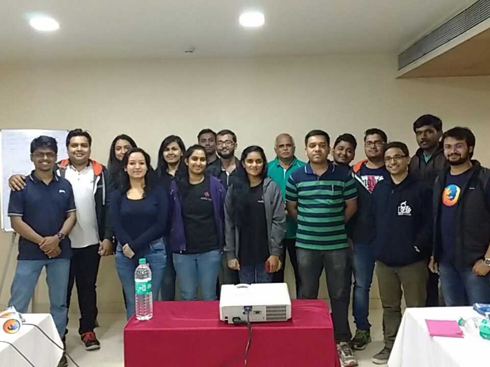 mozpune's tweet photo. Team pic of Mozilla Hindi and Marathi Localization Meetup 2017
@MozillaIN @mozilla_l10n @gueroJeff @mozprt @mozillareps @MozLearn @mozilla https://t.co/3EizLR1g2X