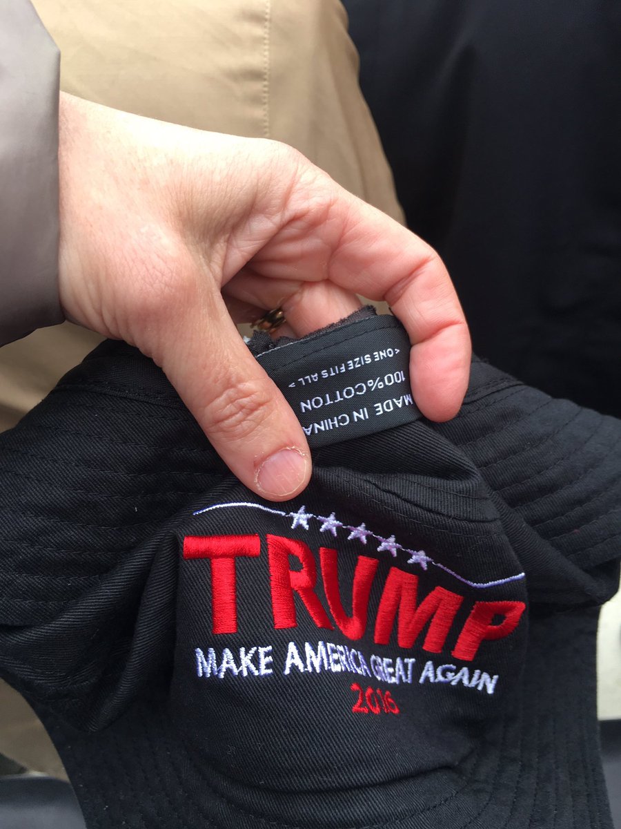 "Everyone knows #Trump leads by example when he says buy only American. Hire only American. Period." #SpicerFacts