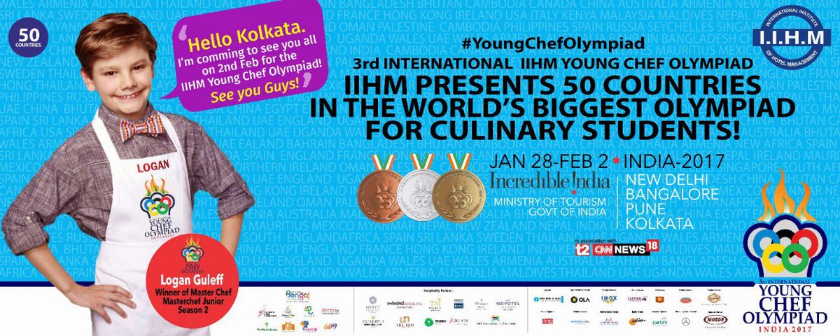 GuruAtmuri's tweet photo. #Kolkata r u ready..?? @LoganJrChef is asking u, because he make sure he is present in #YoungChefOlympiad 2017 @ycolympiad @IIHMHOTELSCHOOL https://t.co/U6kUzyTc9i