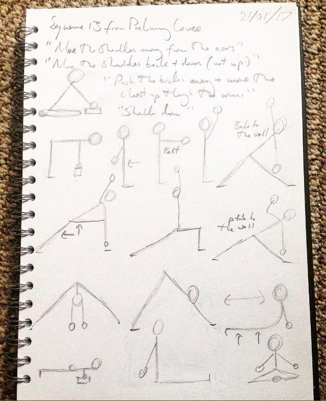 This weeks class looks like week 13 from #yogainaction with some #parivrttas (revolving poses) to warm up in this cold! ❄️ #Iyengaryoga