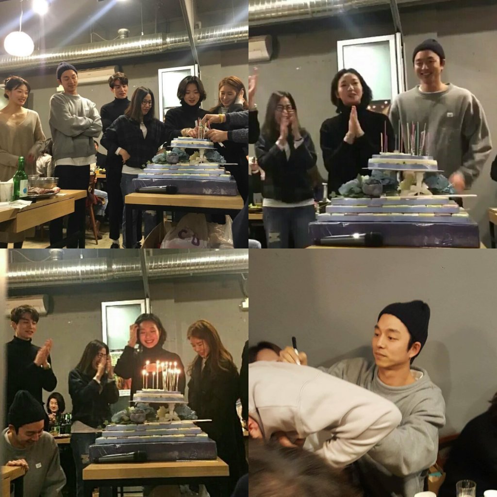TheDramaKorea's tweet photo. Pesta perpisahan drama tvN 'Goblin' malam ini. https://t.co/4kS9ywnT6X