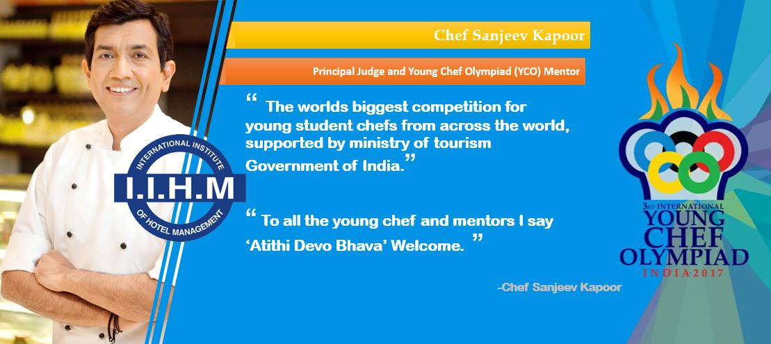 AMKanta_IIHMHyd's tweet photo. The star of Indian Culinary Telivision @SanjeevKapoor spoke about #YoungChefOlympiad 2017 @ycolympiad @IIHMHOTELSCHOOL @KhanaKhazana https://t.co/ljoGAZvAmo