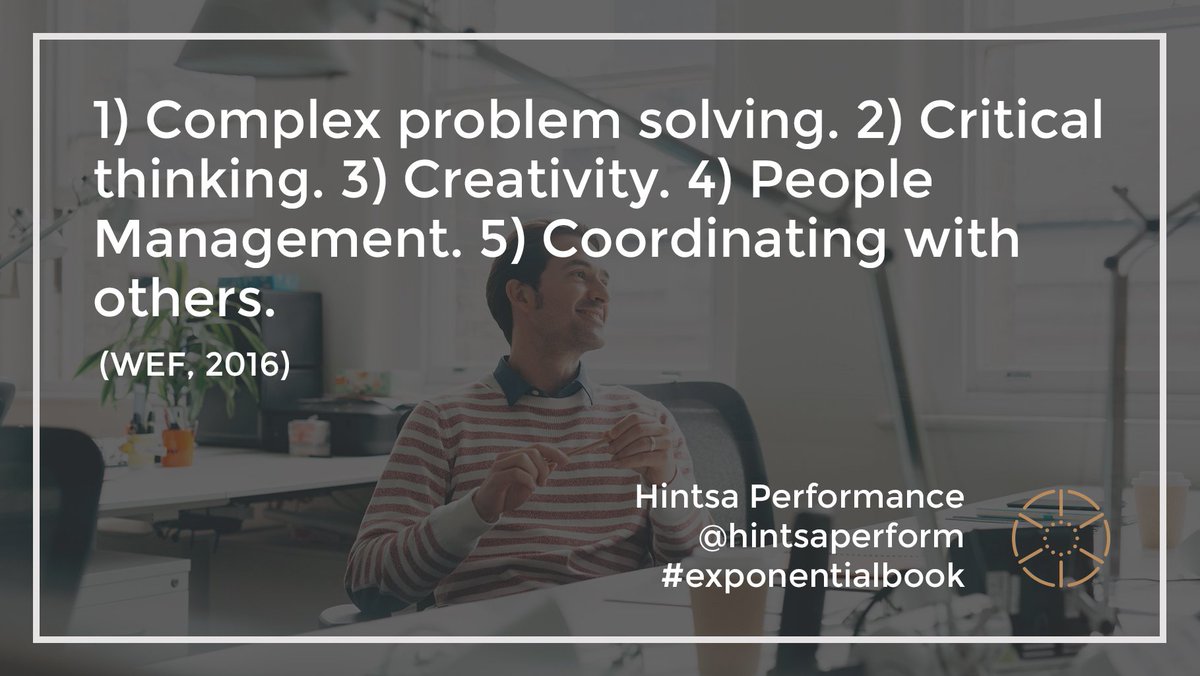HintsaPerform's tweet photo. What are the top-5 skills forecast to be most important by the year 2020? https://t.co/eggeyYyE6D #exponentialbook https://t.co/7VeWrLWstg
