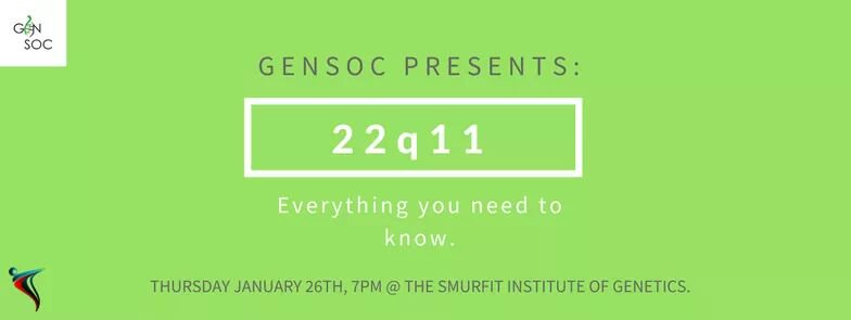 22Q11_Ireland's tweet photo. 22q11 event in TCD Thursday Jan 26th promises to be an informative and interesting evening! #22qBeAware #thinkgenetics #commonrare https://t.co/n6AxCtshXQ