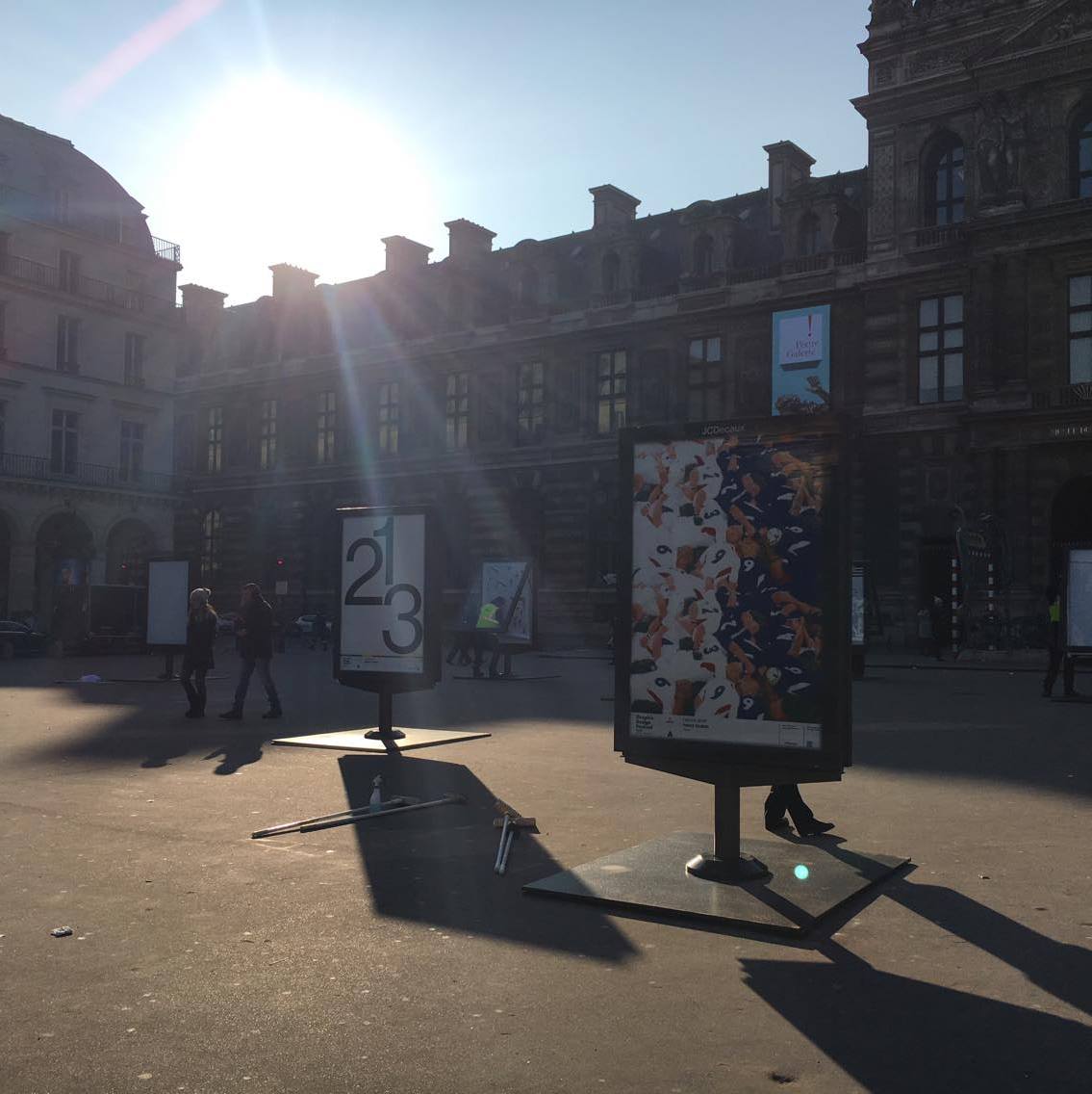 gdfparis's tweet photo. #CreativeSport | Les affiches du @gdfparis @ Place du Palais Royal !
Merci @JCDecaux_France, partenaire fondateur de l'événement
 #GDFP17 https://t.co/ul4NOvxIZm