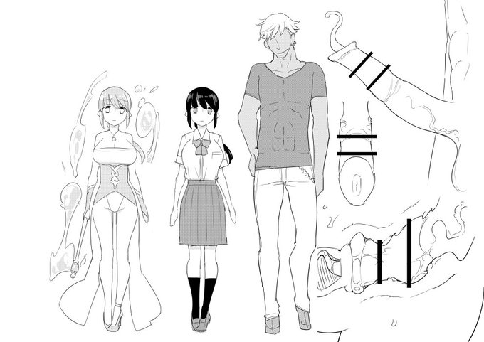 夏コミ用プロットが大体出来てきたのでイメージ固めにキャラ表作成いじめっ子の肉便器にされてた過去を持つ変身ヒロインが、敵として現れた半魔物化したいじめっ子にやっぱり勝てず犯されまくって魔力とか尊厳とか奪われる話、の予定 