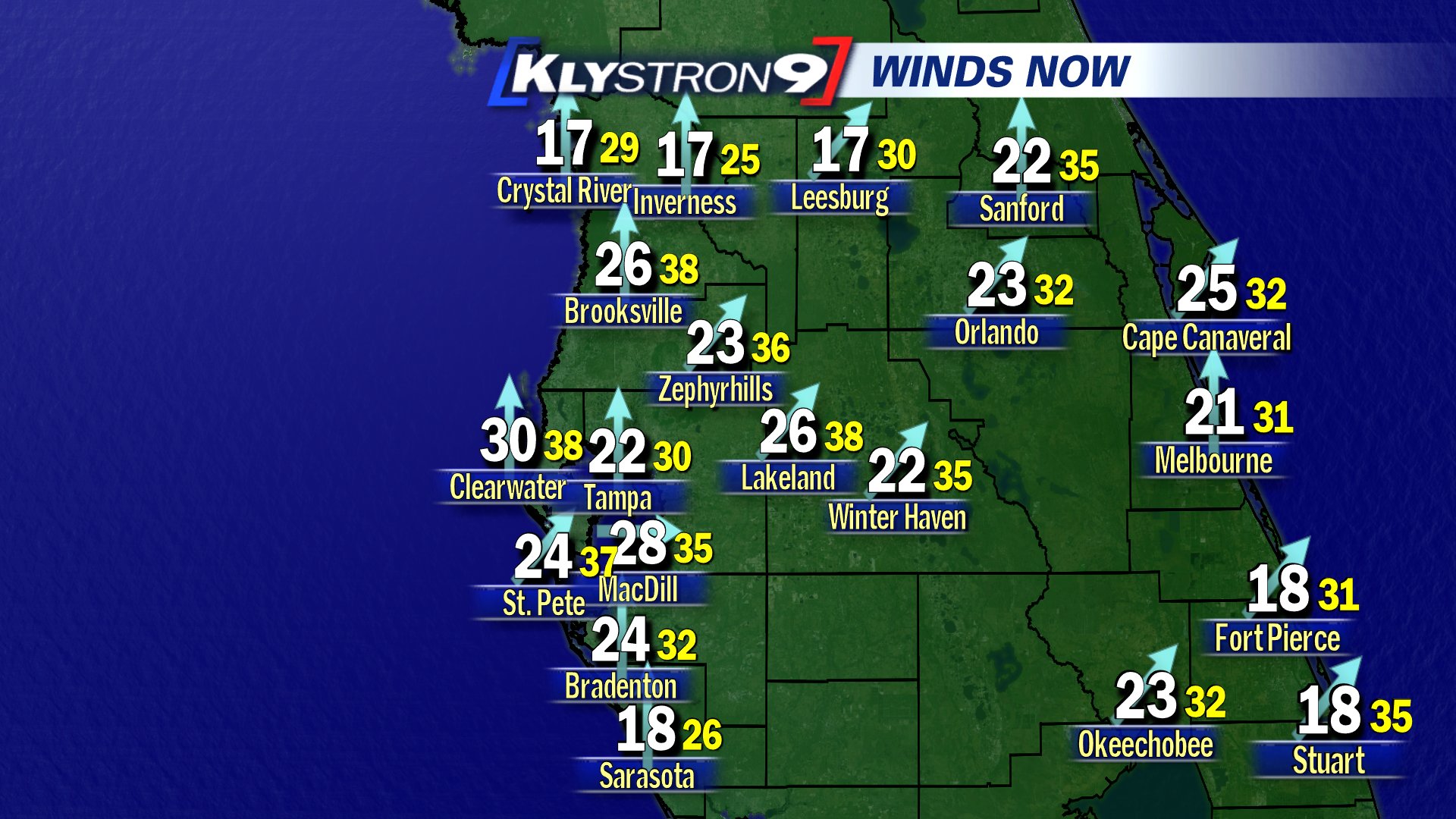 Bay News 9 Weather On Twitter Diane Kacmarik Strong Winds At 1 50 Pm