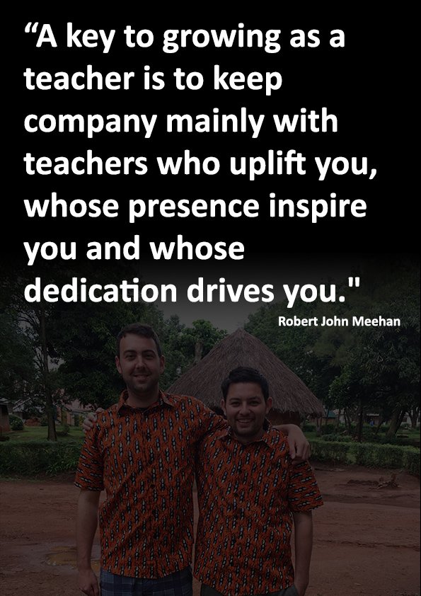 MrLMansfield's tweet photo. Love a bit of Robert John Meehan - great quote! @MrPrewett we need to get these shirts back out soon! #MissingUganda #InpirationalTeachers https://t.co/tjzFdfGKwI