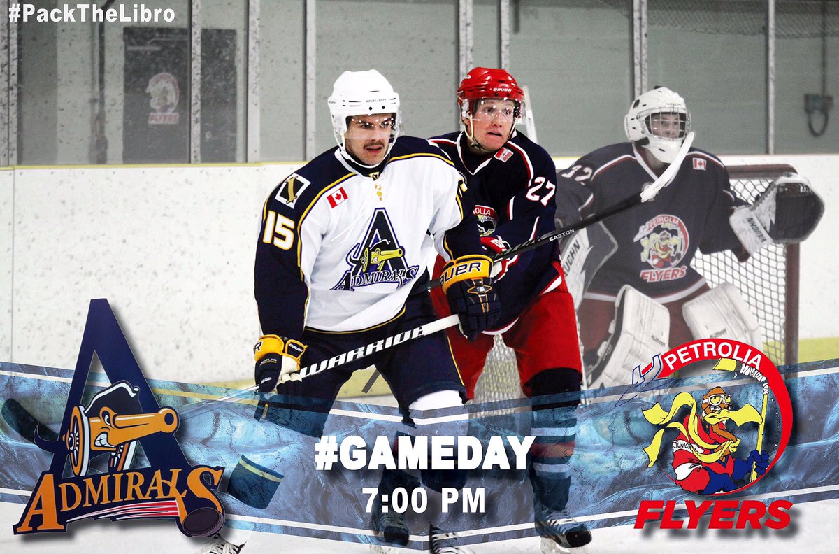 amherstburgjrc's tweet photo. It's #GAMEDAY🏒🥅 Puck drops at 7:00pm #PackTheLibro https://t.co/zlajIVVPfC