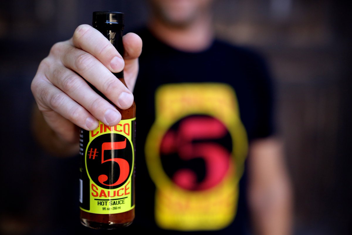 We♥️ #NationalHotSauceDay 🔥 Cinco Sauce® adds delight to every meal = breakfast, lunch, appetizers, dinner and all of the snacks in between