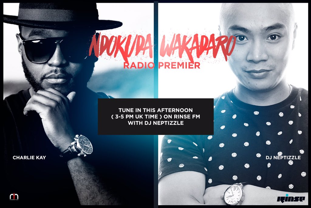 charliekaymuzik's tweet photo. Tune in live at 3PM for the Premier of "Ndokuda Wakadaro" with @DjNeptizzle on @RinseFM 
https://t.co/Fuya4Xa5fn https://t.co/UPc71a7k0H