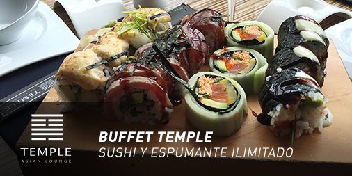 TempleStgo's tweet photo. Hoy es el día especial para todo los sushi adictos
¡Ven y disfruta del increíble #BuffetTemple! https://t.co/svDPerrgP5