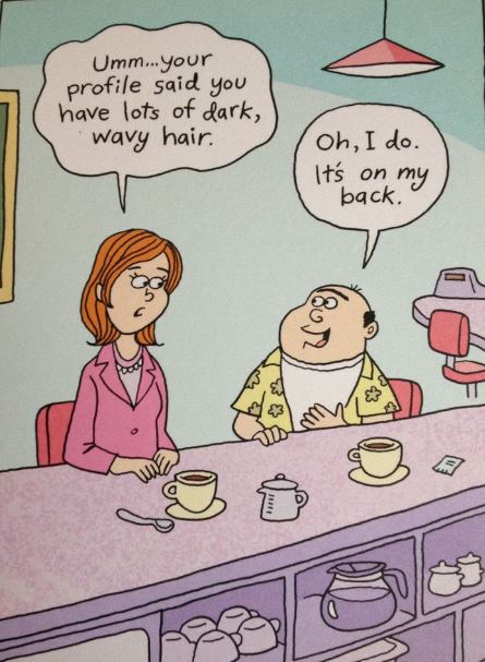 BaldGuyz's tweet image. Internet dating for you #Humor #Misleading #BaldHumor #Baldness #Balding #BaldBrother #BaldMan #BaldGuyz