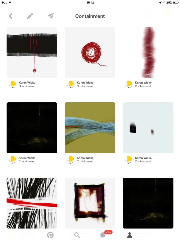 KarenWicks23's tweet image. Preparing images to exchange with @LouiseClazey for @sketchbkcircle #digitalcollab at the end of this month #containment #thread