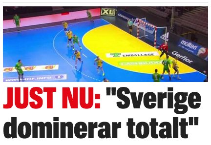 SportExpressen's tweet photo. JUST NU: Svensk drömstart i åttondelsfinalen mot Vitryssland – följ matchen här.
https://t.co/kTnywMGnk5 https://t.co/YTkYPgoSam