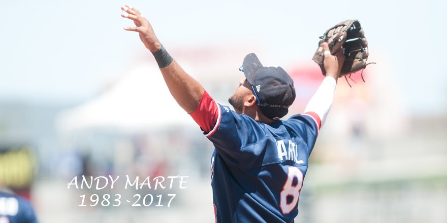 We join the baseball world in mourning the tragic death of former #Aces third baseman Andy Marte. Our prayers are with his loved ones.