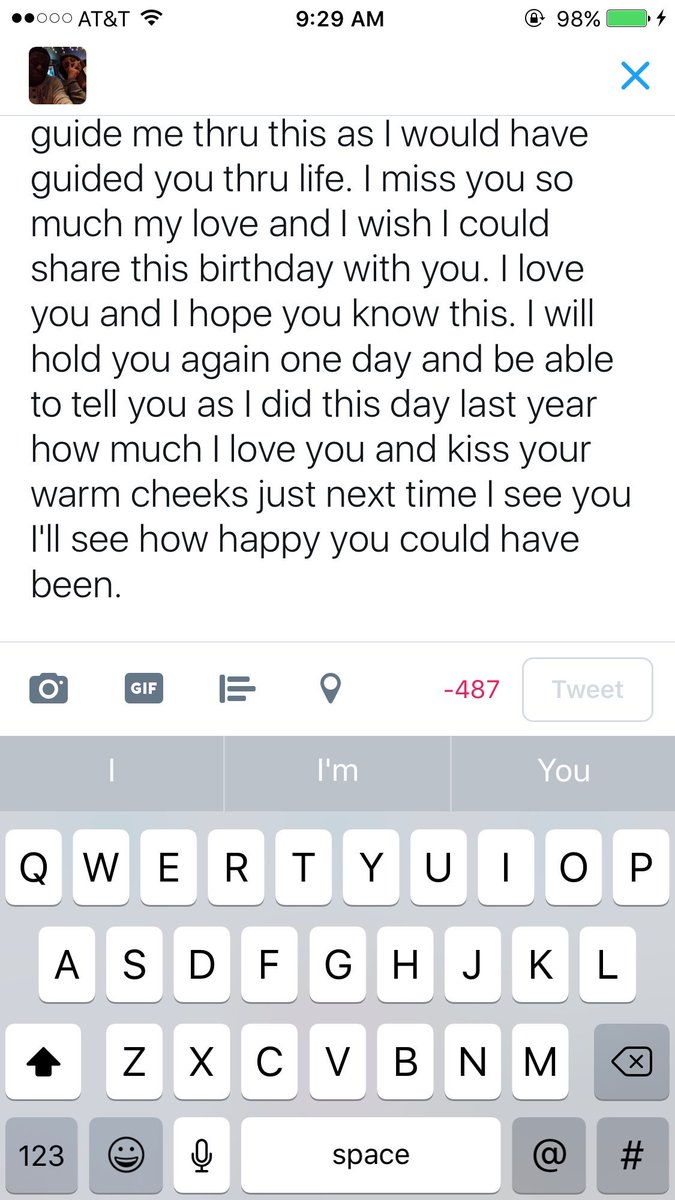 _K1w1_'s tweet photo. Happy birthday to one of my greatest accomplishments. 01.22.16 #365daysdown #alifetimemoretogo https://t.co/XjKfVcAiRO