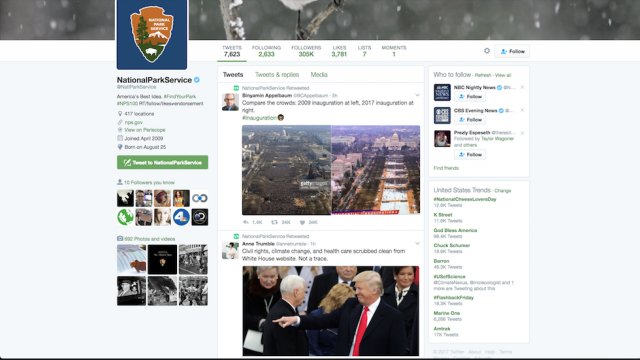thehill's tweet photo. Interior Department reactivates Twitter after Trump shut it down for pointing out inauguration crowd size
https://t.co/ge5DuQqhRQ https://t.co/bErVwg7Ckz