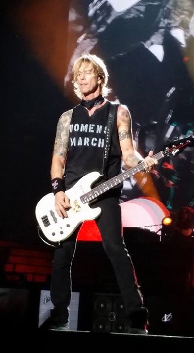 deljamesgang's tweet photo. Right on!!  @DuffMcKagan showing support for #WomensMarch!!

#NotInThisLifetime 
#GunsNRoses 
@gunsnroses https://t.co/hOd8WlNzpD