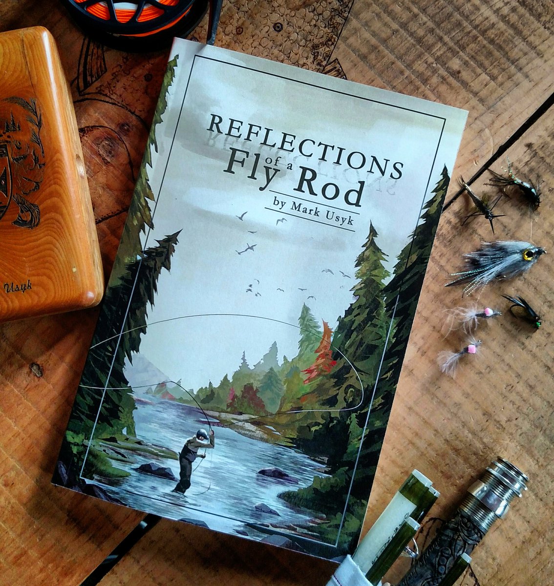 mark_usyk's tweet photo. Tired of all the politics? Buy a new fly rod. Buy some gear. Go hit the water. Or...Read my first book. Waiting for you on Amazon. https://t.co/AQxZjvKbJT