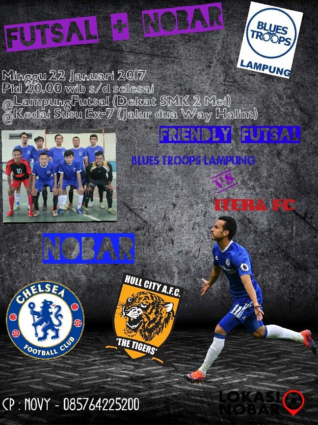 Malem ini kita nobar di kedai susu EX-7 Way Halim y