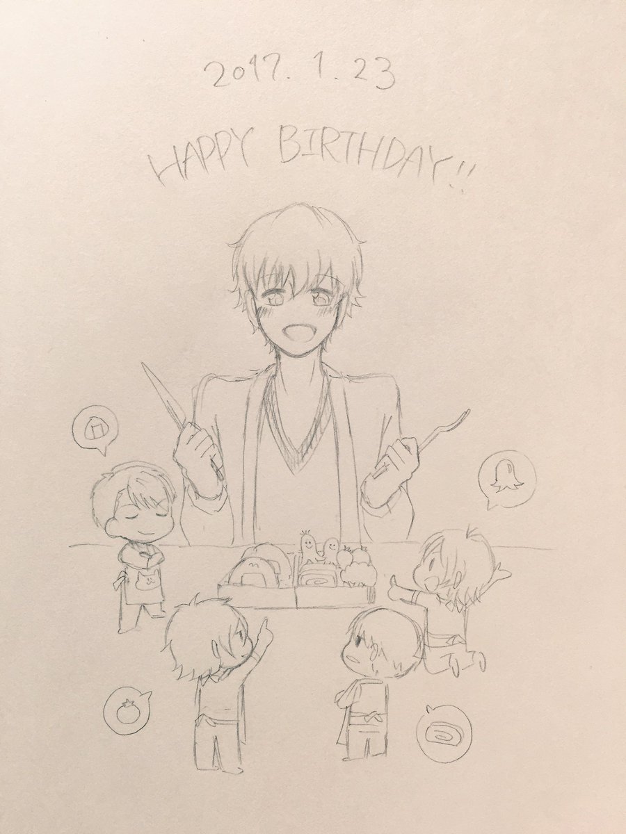 「那雪ちゃん誕生日おめでとう!!2期も楽しみにしてるよ#那雪透生誕祭2017 」|ｼｮｯﾁのイラスト