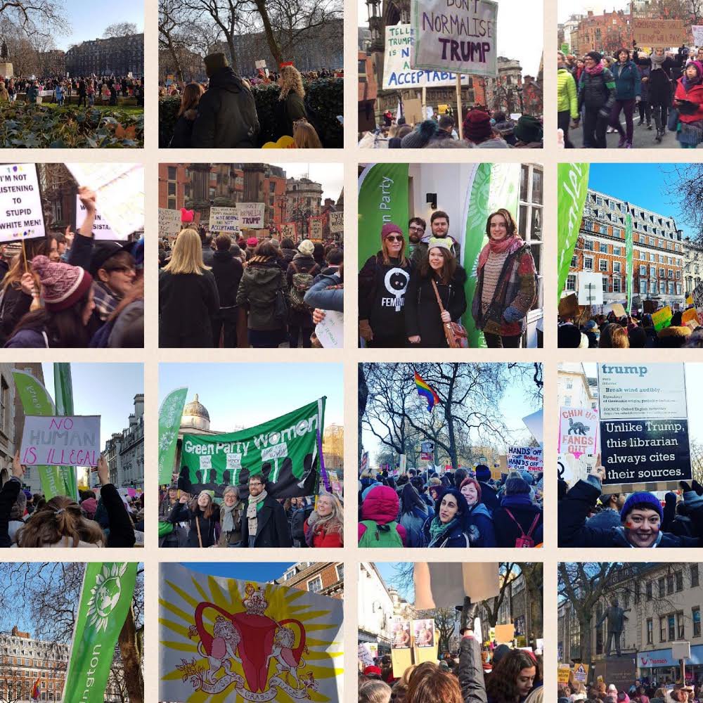 Lots of Greens turned up at Women's Marches! Lead the Liberation movement at the YGs Liberation Group Collaboration: facebook.com/events/6942024…