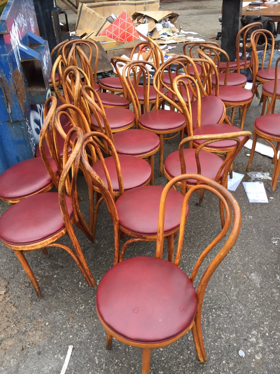 Many moving vans lining Markham Street this morning, the Dumpsters overflowing, the cruddy beginning of the end