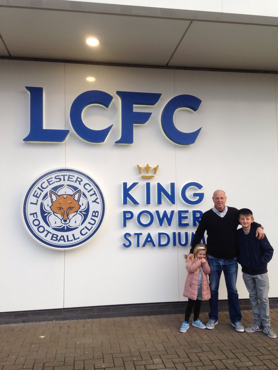 nickmilts's tweet photo. Spending the day with the grandkids. Lunch at Chimichanga and walk around King Power Stadium then out for dinner tonight. https://t.co/FLl7v2Pknt