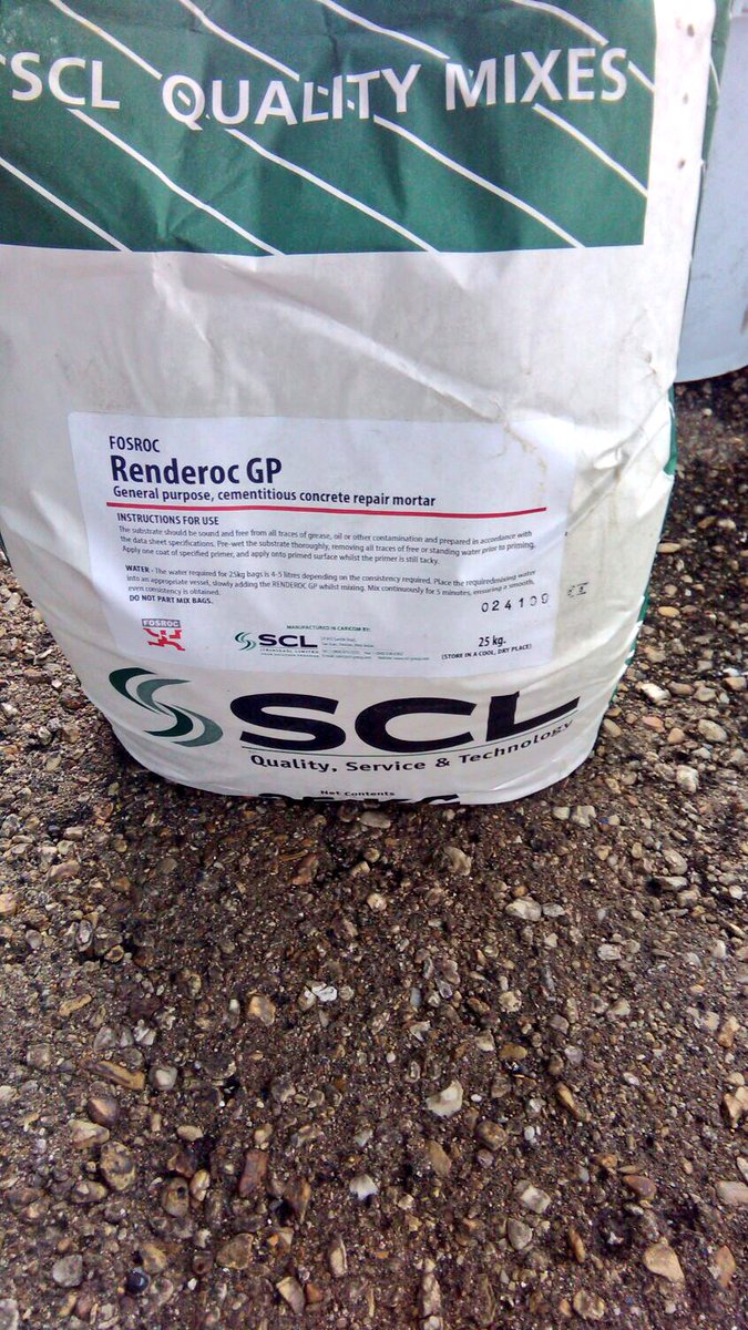 hmaraj's tweet photo. Weekend Maintenance with general purpose cementitious repair motor! #fosroc #renderrocgp #cement https://t.co/fFaIp4mfJ3