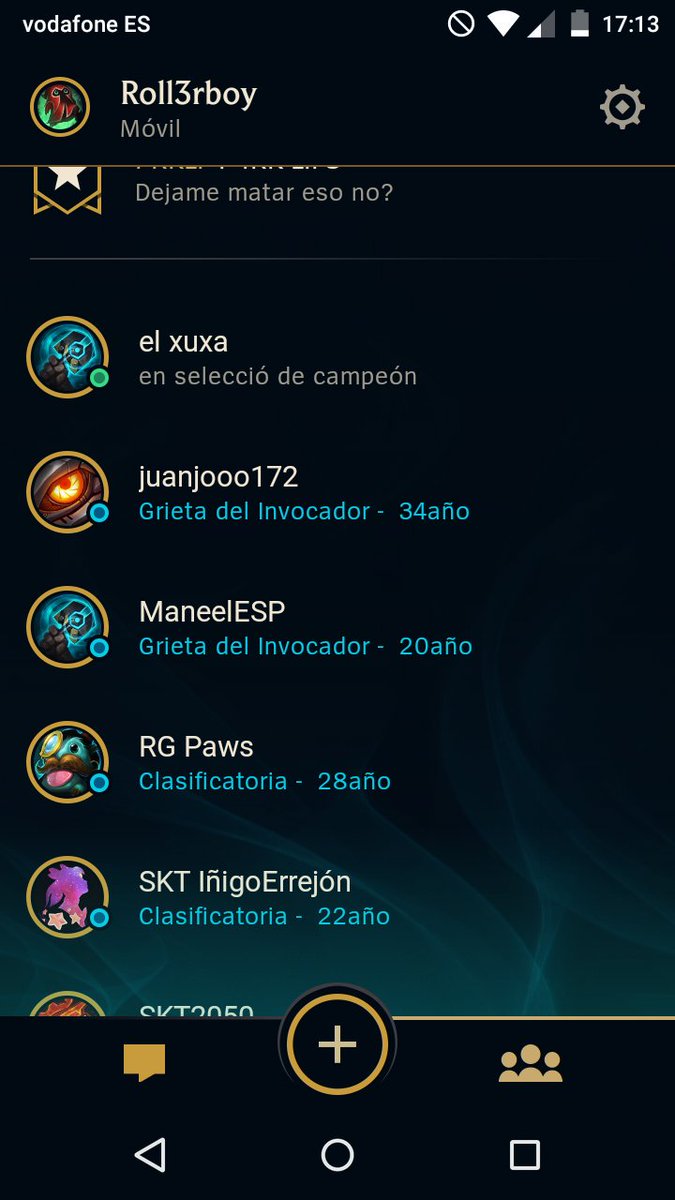 gloomyjuanjo's tweet photo. #LoLSpain #leagueoflegends #lolbug #lolfriends
Cuando entras a ver qué tal les va a tus colegas atrapados en la GrietA del Invocador... XD https://t.co/aP9IAYNtlR