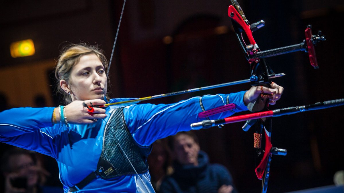 worldarchery's tweet photo. NEWS. Mandia holds nerve in shoot-off for #IWCNimes title https://t.co/LGUDRxyUoD #archery https://t.co/04KoS2HO9P