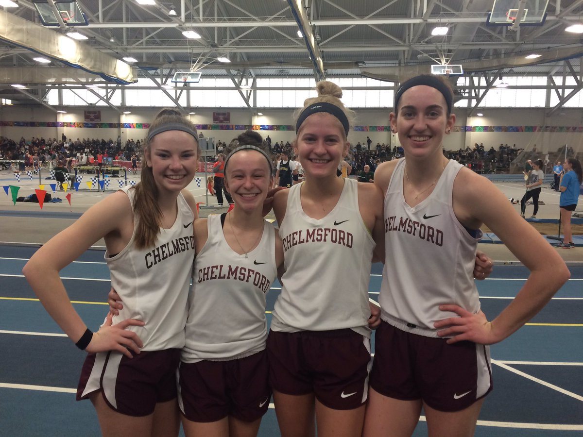 Girls Sprint Medley race to first with a 4:15.87 at D1 state relays! Heading to Nationals at the Armory! <a href="/CHSAthletics_/">CHS Athletics</a>