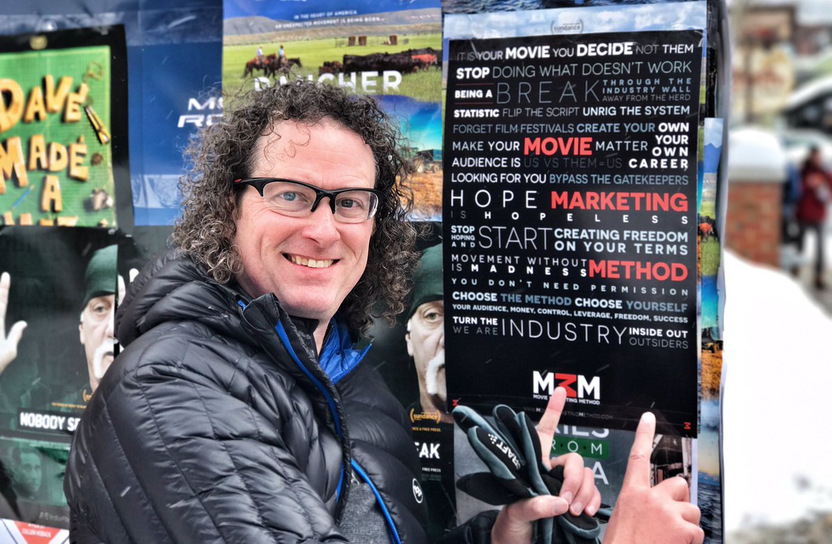 MovieMktgMethod's tweet photo. Who wants one! The #MovieMarketingMethod manifesto poster is popping up all over #SundanceFilmFestival 
#Manifesto https://t.co/Y8yELP23Pz
