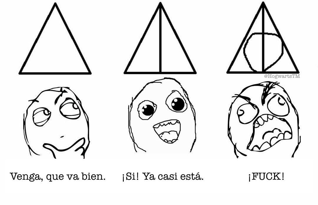 _avadakedavraHP's tweet image. RELIQUIAS DE LA MUERTE 😂