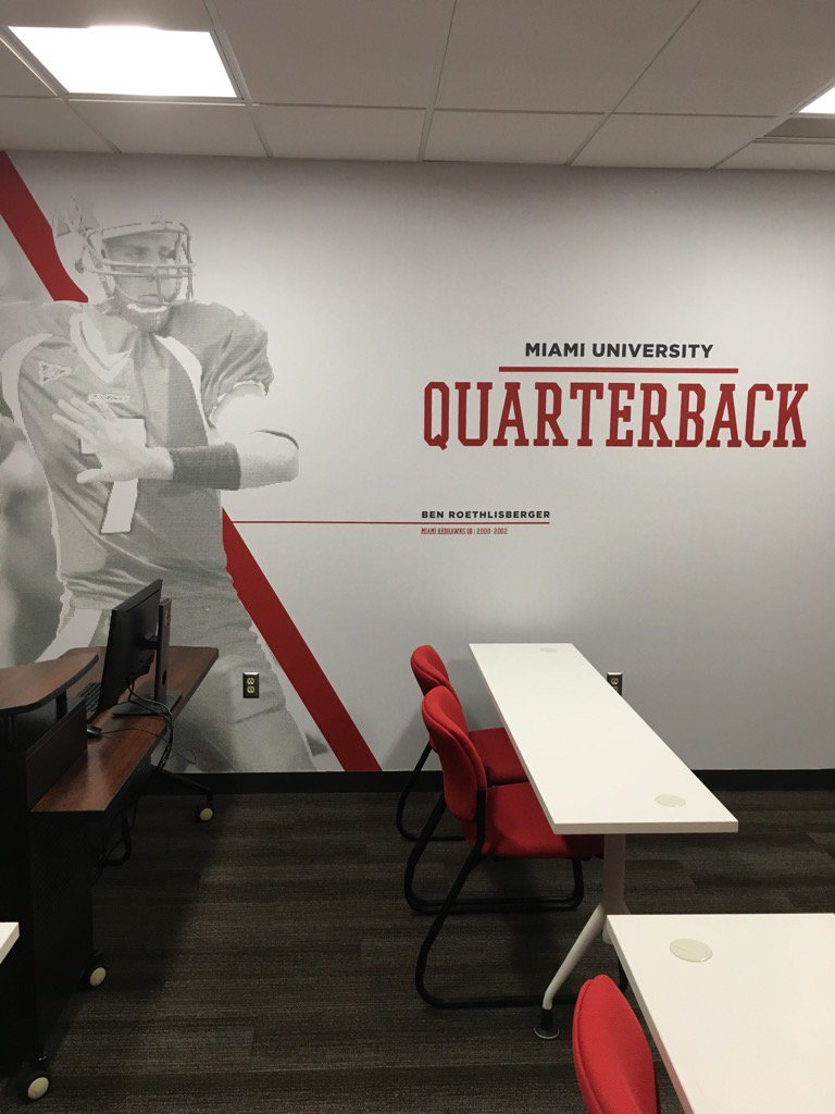 Special thanks to HOF <a href="/_BigBen7/">BigBen7.com</a> for his incredible donation to <a href="/MiamiOHFootball/">Miami Football</a> new Football Building!!!
Go Steelers!