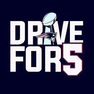 pamdecember's tweet photo. #drivefor5 #patriots https://t.co/uju3YgFi8N