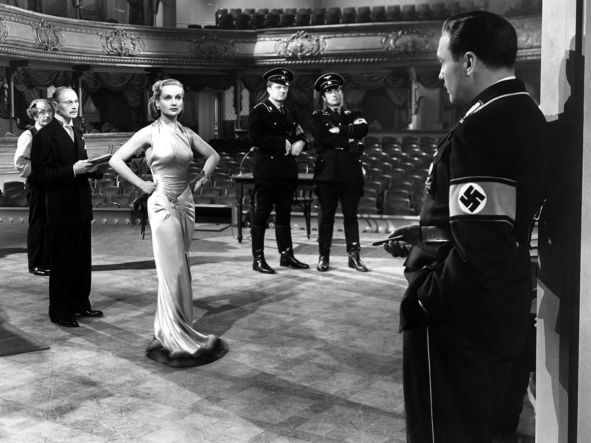 FilmStruck's tweet photo. On #StreamLineBlog, @biscuitkitten ponders the importance of satire in Ernst Lubitsch's TO BE OR NOT TO BE ('42): https://t.co/lFVHACpgDg https://t.co/dR25lH8dNt