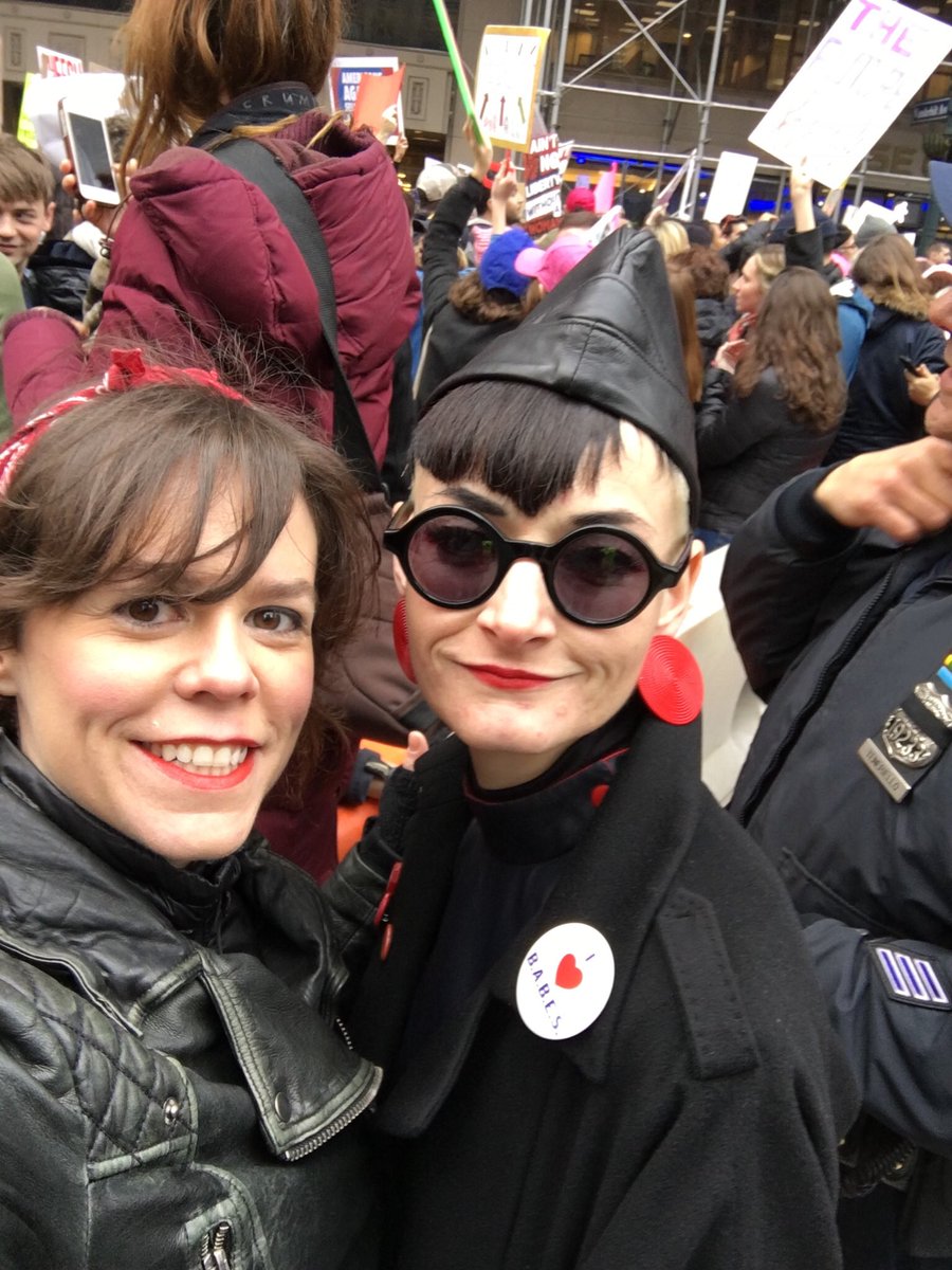 Yesterday we marched! All across the US &amp; the globe 😍 what a beautiful day #WomensMarch #womensmarchnyc