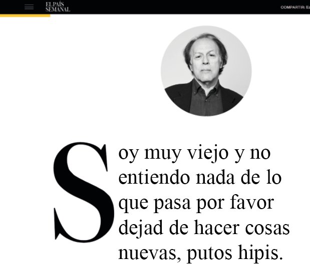 cometelasopa's tweet photo. Gran artículo de Javier Marías https://t.co/1CBbpPNbtG