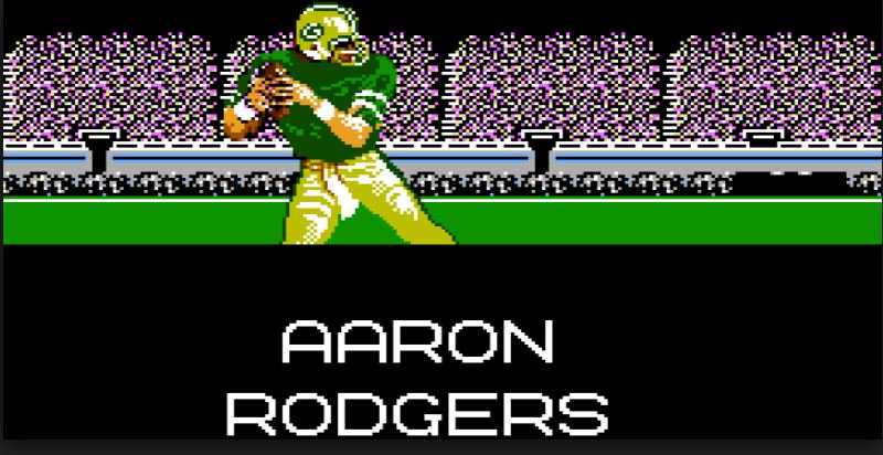 ThePaulOffensiv's tweet photo. Some Tecmo Super Bowl inspiration for today's game. Go Pack! https://t.co/IQ11DjiKwN