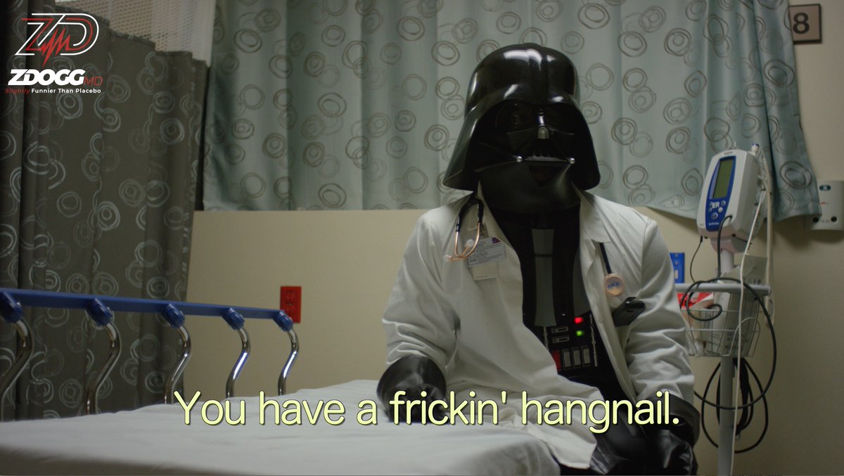 Real talk, snitches. #VaderDontPlayThat #EmergencyRoomMisuse facebook.com/docvadermd/vid…