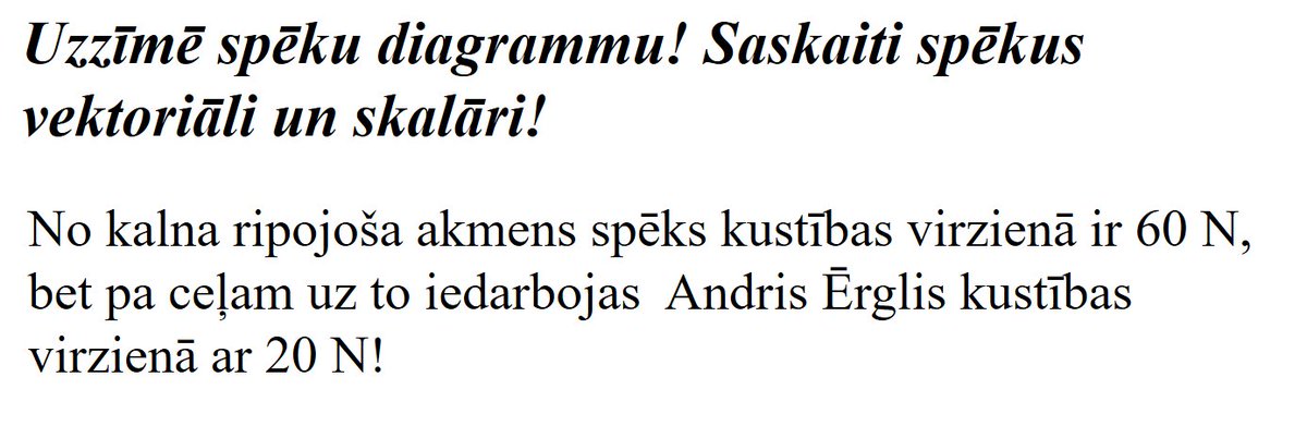 Valdis_Z's tweet photo. Muzikāli fizikāls uzdevums. :) https://t.co/GfUvF6lGNe
